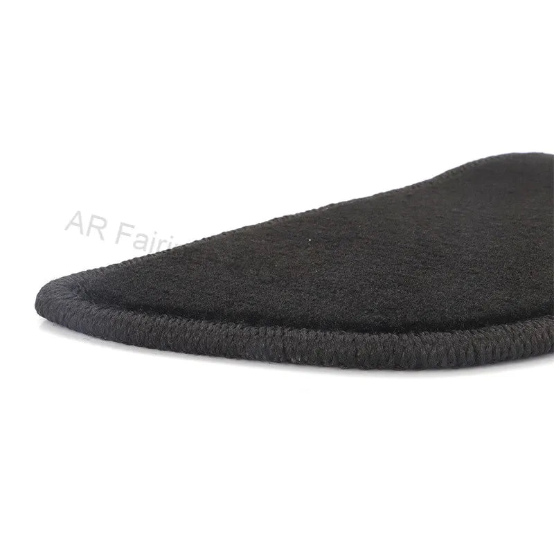 tapis velours noir adhésif moderne intérieur voiture sol auto