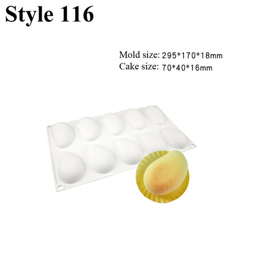moule silicone gâteau forme fruits blanc pâtisserie dessert cuisine décoration cuisine moderne outils pâtisserie