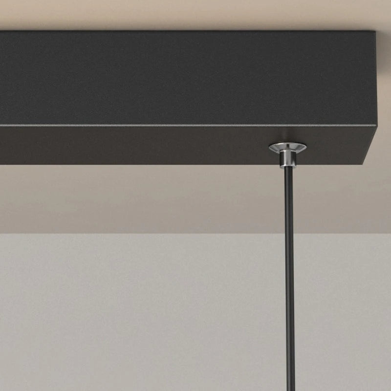 suspension lumineuse moderne spirale noir blanc métal câble 100cm 120cm
