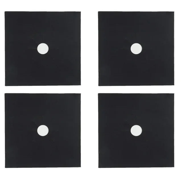 protège plaque cuisinière adhésif gris noir antiadhésif réutilisable moderne ecofriendly