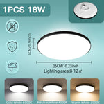 lampe led moderne blanc doré 18w 30w 40w 50w