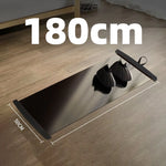 tapis yoga orange noir texture moderne bord fixé 50x140 50x180 50x200 cm