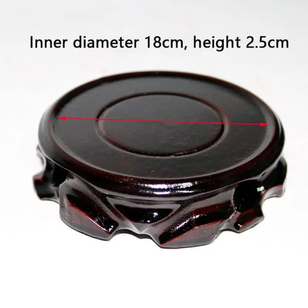 support plante bois classique noir marron diamètre 10 12 14 16 18cm