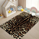 tapis imprimé léopard moderne anti dérapant polyester lavable extérieur décoration maison salon chambre prière