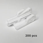 clips rideau ajustables blanc texture tissée opacité moderne clips ruban rideau