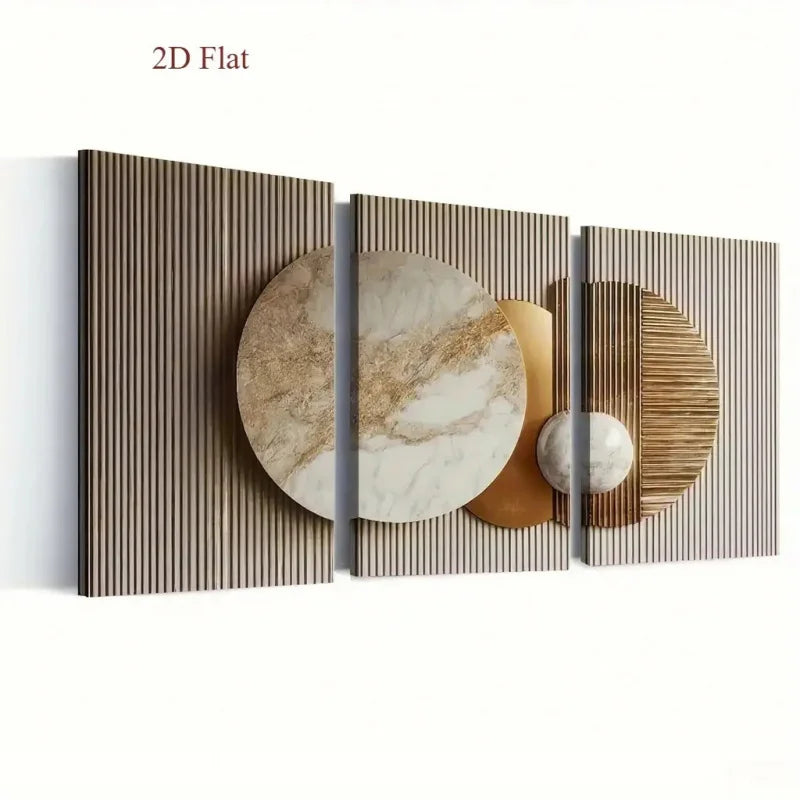 toiles encadrées modernes abstraites marbre beige marron clair doré 40x30cm 30x40cm 21x30cm