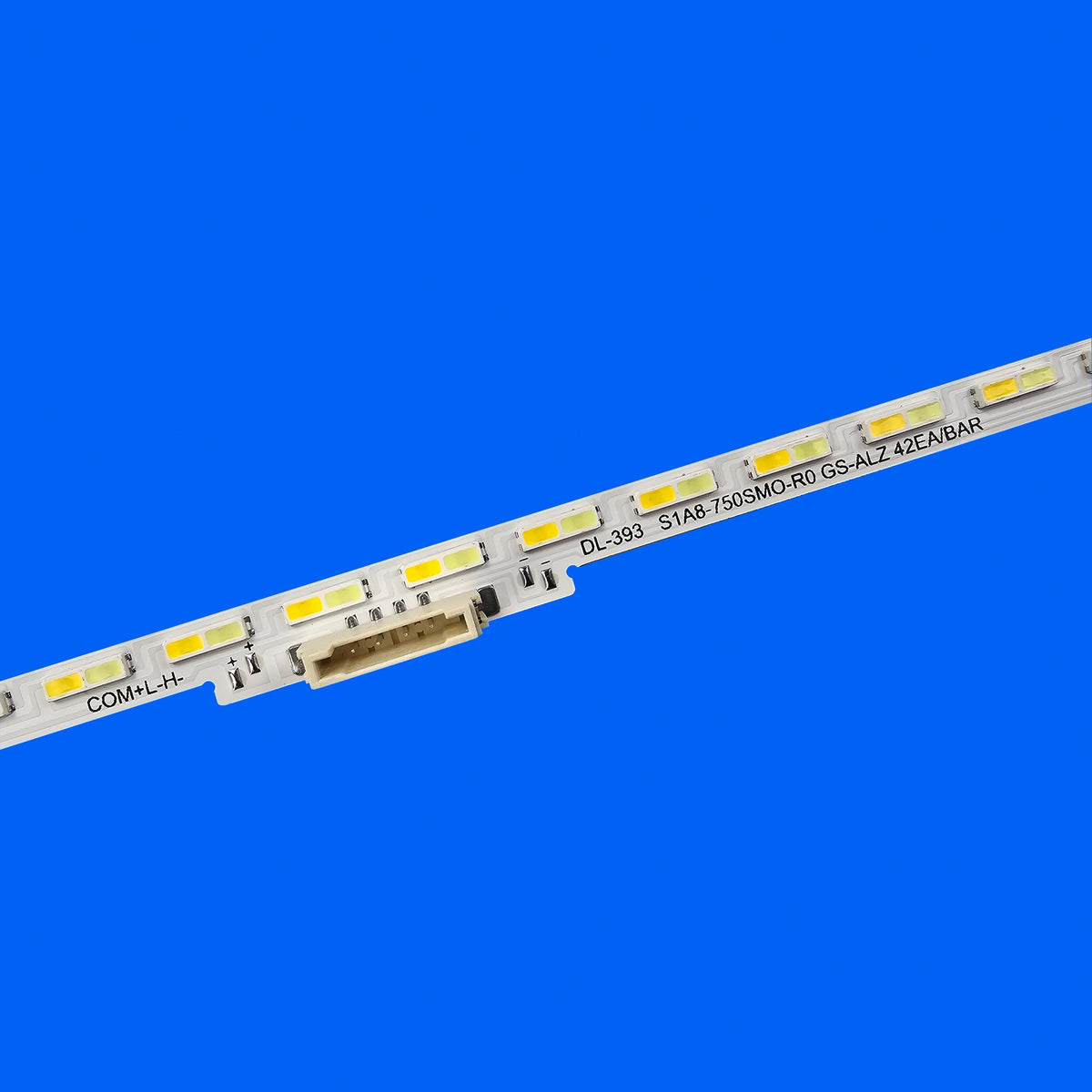 ruban led blanc ligne diodes connecteurs electrique télévision rétro éclairage