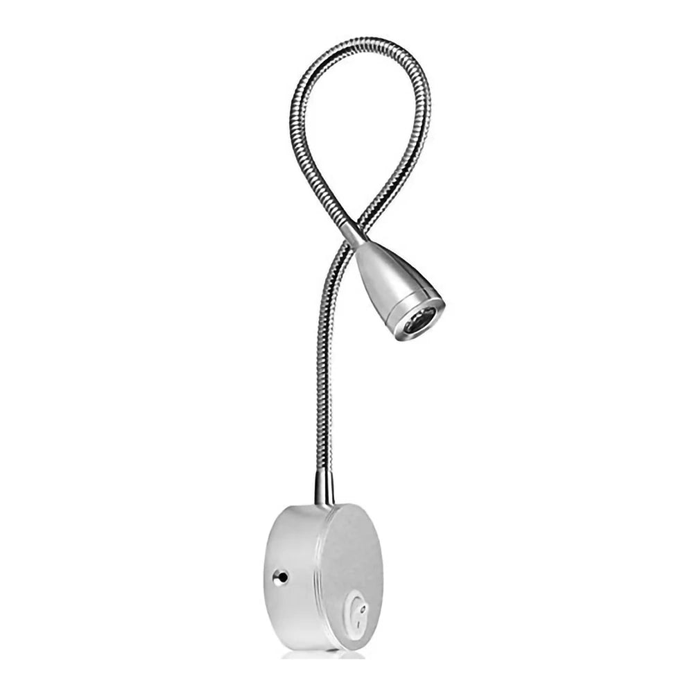 lampe flexible moderne noire rechargeable USB vis fixation minimaliste