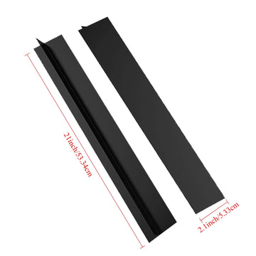 protection plaque cuisson adhésive gris noir contemporaine silicone antiadhésif trappe nettoyage fentes sécurité cuisine