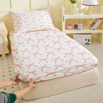 drap housse lit blanc rose imprimé élastique moderne poches profondes coton polyester queen king