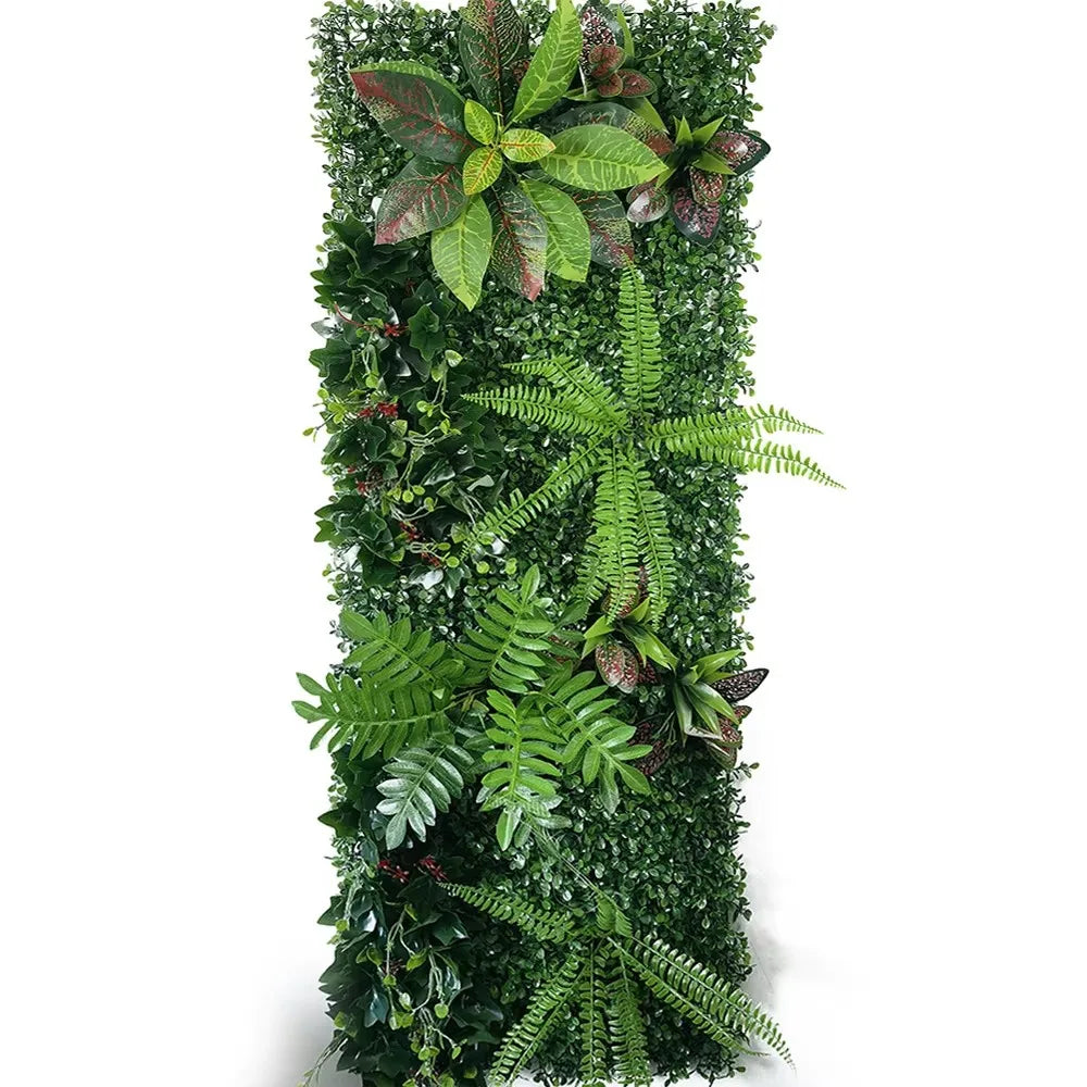 mur végétal artificiel feuillage dense plante décorative jardin extérieur intérieur décoration murale moderne vert
