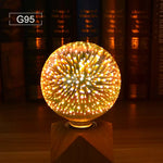 lampe led multicolore effet fibre optique moderne base bois intérieur éclairage événement