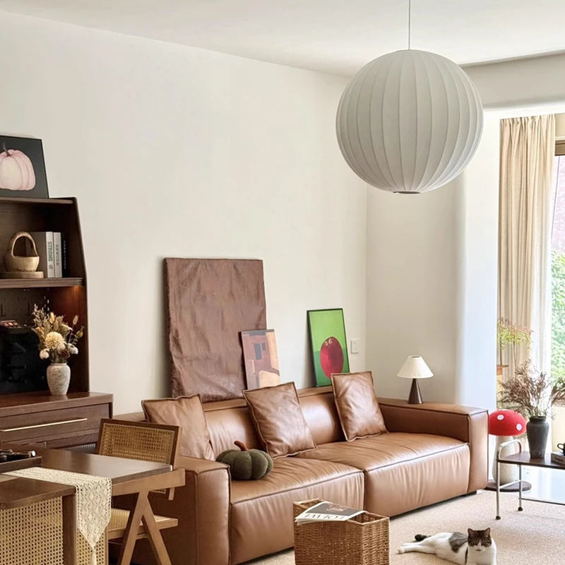 suspension moderne blanche rayures noires ø30cm 150cm fil neutre echangable