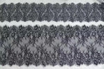dentelle polyester fine blanc noir floral mariage décoration classique translucent 25cm 13cm echangable echangable