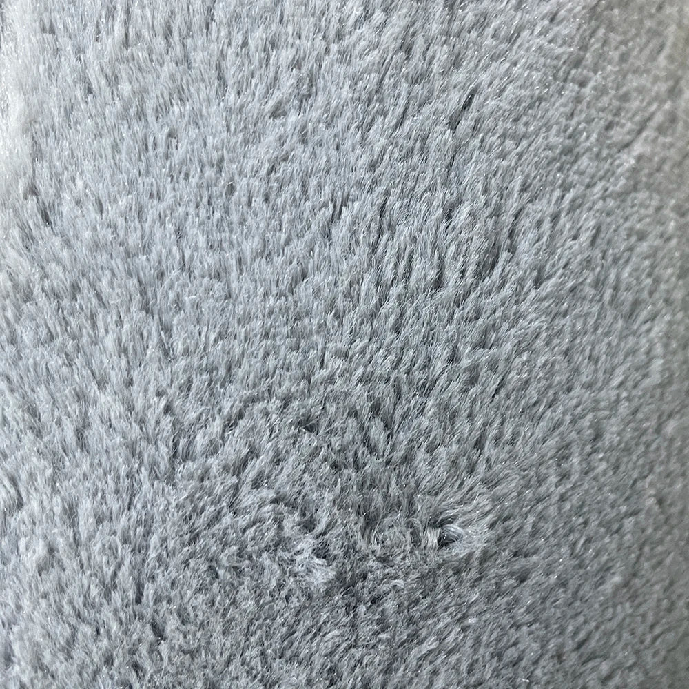 housse coussin carré gris texture bouclée moderne décoration intérieure double face jacquard polyester sieste