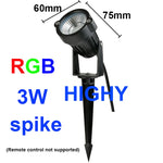 projecteur solaire led rgb ip65 moderne piquet cable noir abs
