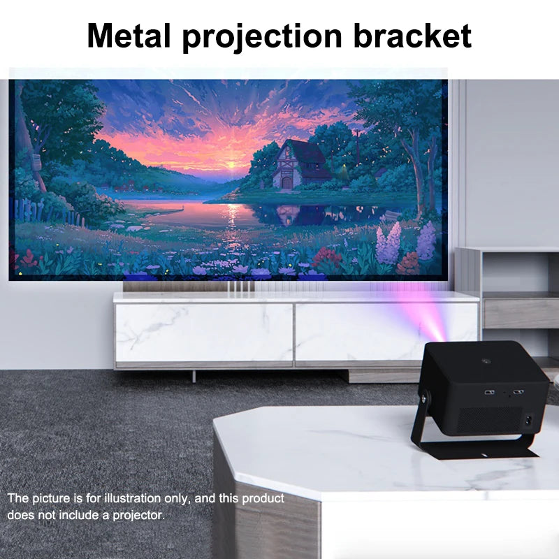support projecteur noir gris moderne minimaliste mur montage applique saillie charge max 5kg
