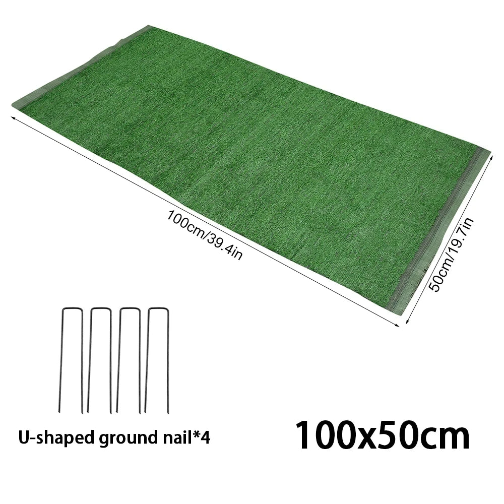 tapis gazon artificiel imitation naturelle brins verts festif décoration maison dimensions variées motifs fleurs