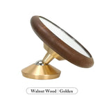 miroir aimanté bois marron argenté moderne minimaliste chambre cuisine salle bains surveillance décoration