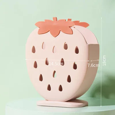 porte couverts moderne porte baguettes égouttoir rangement cuisine cuillères fourchettes bleu rose vert jaune
