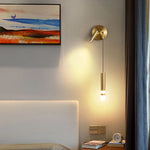 lampe murale moderne or noir éclairage chambre coucher salle manger led fixations simples