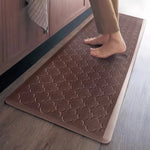 tapis anti fatigue PVC solide gris noir sol moderne antidérapant cuisine intérieurextérieur