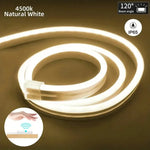 ruban led blanc lisse moderne adhésif connecteur usb câble flexible étanche variateur capteur mouvement