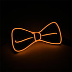 écharpe lumineuse zigzag noir orange moderne mariage anniversaire noël enfants valentin