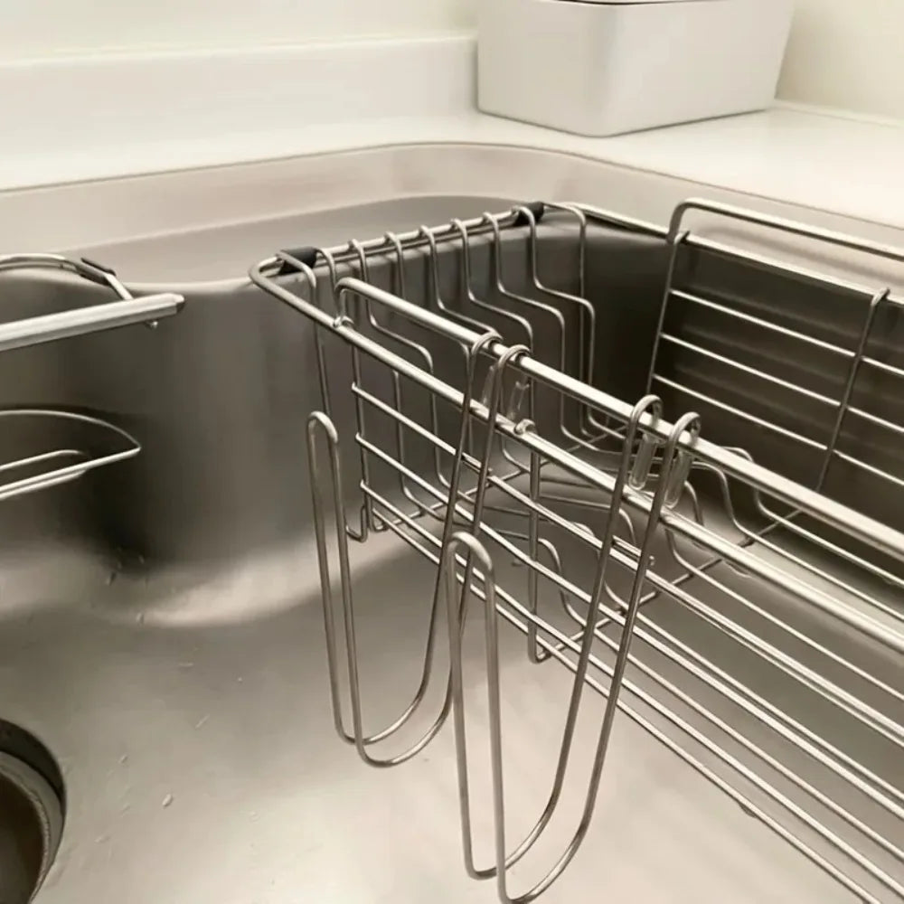 porte savon moderne acier inoxydable blanc clips cuisine imperméable rangement