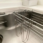 porte savon moderne acier inoxydable blanc clips cuisine imperméable rangement