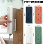 support rallonge électrique adhésif blanc bleu rose vert moderne double
