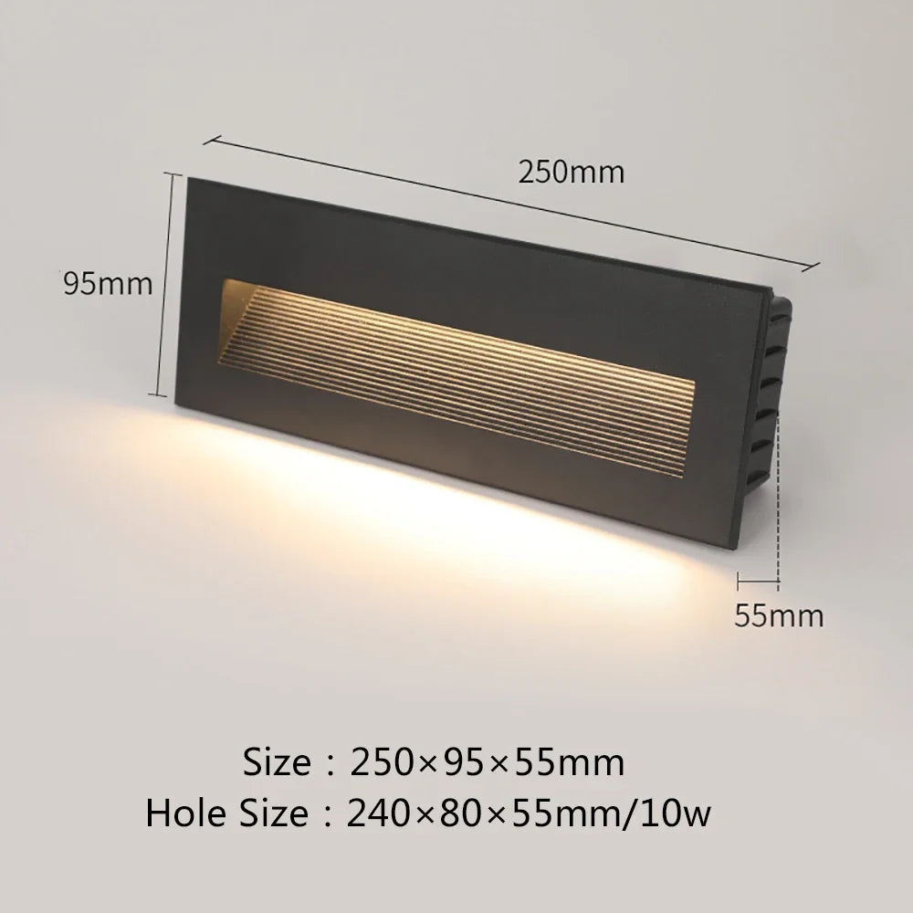 éclairage led applique murale moderne adhésive noire blanche détecteur mouvementextérieur étanche