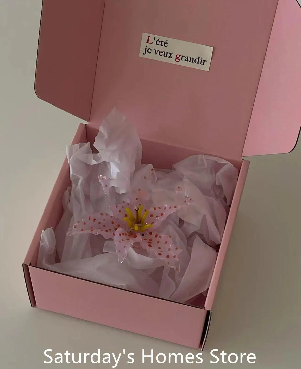 fleur artificielle blanche fleur rose translucide fleur bleu translucide fleur jaune translucidécoration salon papier