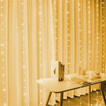 rideau lumineux led blanc multicolore moderne télécommande adaptateur usb