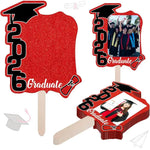 décorations fête graduation fanions pailletés numéros 2026 glue dots pic fixations photos incluses