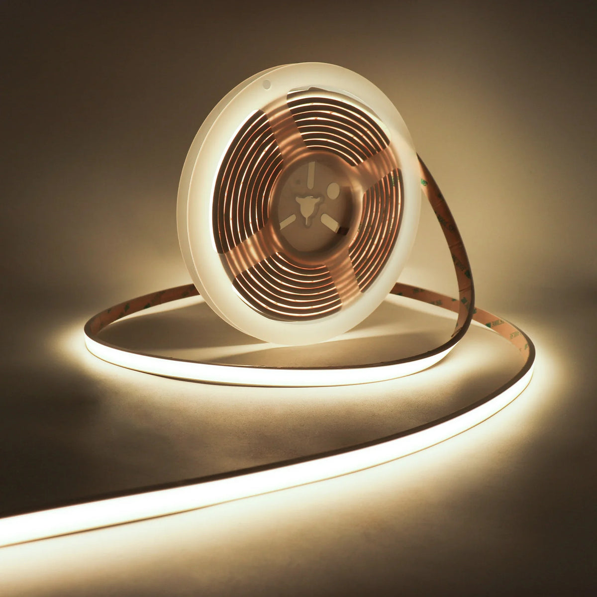 Ruban led cob blanc 3000k 4000k 6000k ip68 étanche 12v 24v adhésif lisse moderne