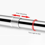 barre douche télescopique rideau moderne fixations adhésives vis set douche pommeau flexible argenté