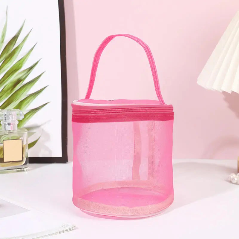 sac main violet rose vert olive maille moderne opacité poignée fermeture glissière setSize small