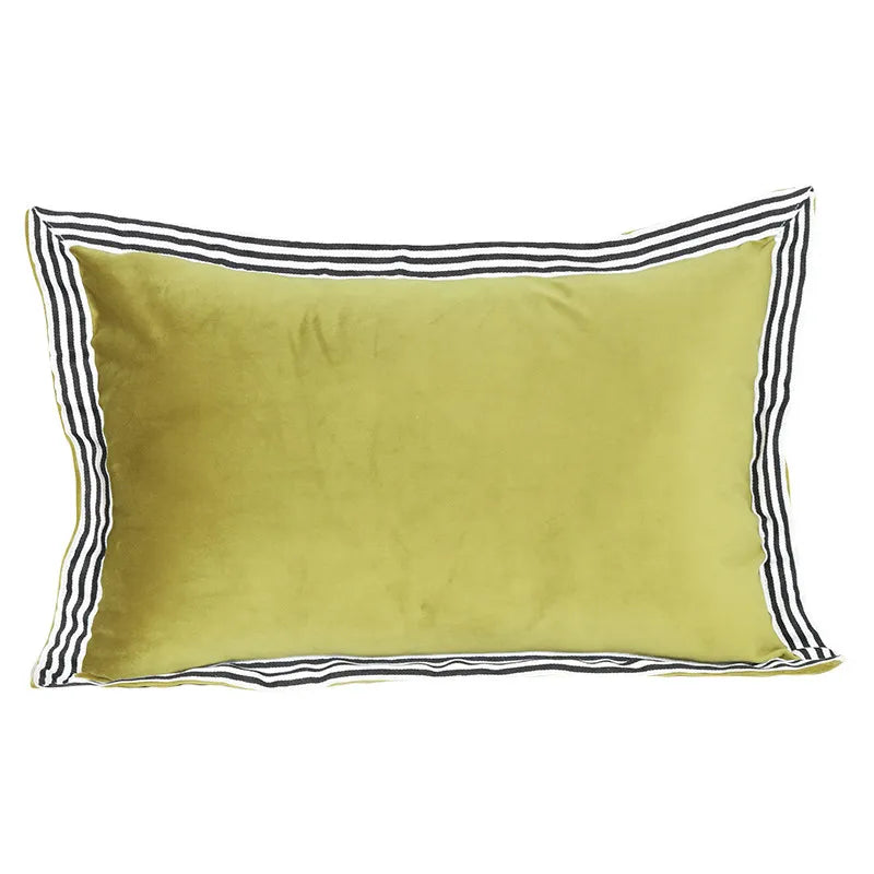 taie d'oreiller jacquard animal compagnie beige marron vert olive contemporain polyester respectueux environnement oblong