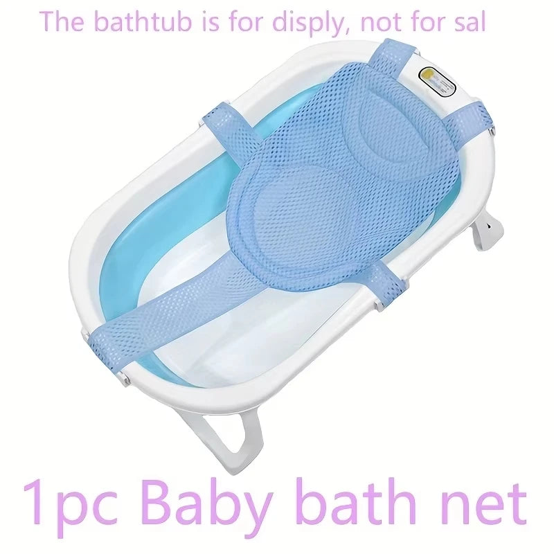 siège bain bébé bleu rose maille fine clips ajustable flottant baignoire sécurité moderne pratique