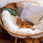 Coussin rond extérieur vert