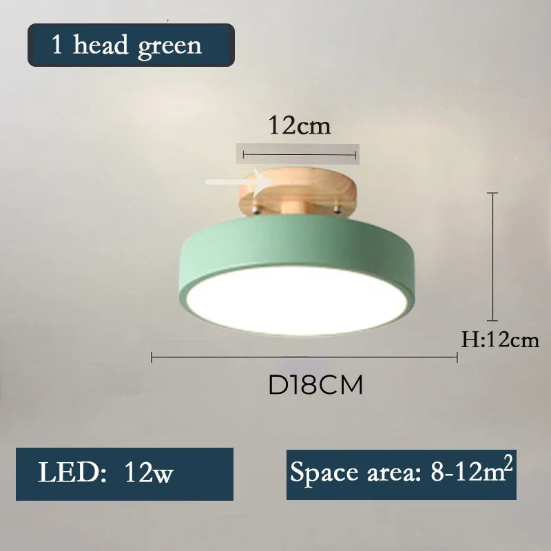 lampe suspension moderne noir bois gris vert circulaire relief scandinave