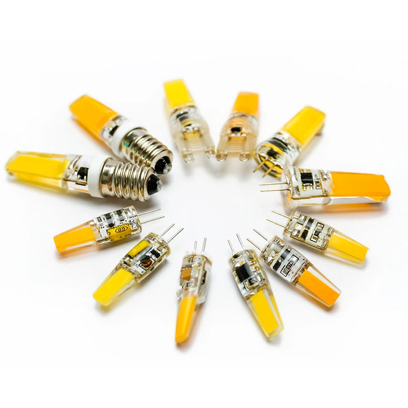 ampoules led g4 g9 e14 3w 6w blanc chaud jaune modernes lustre chambre 20000h