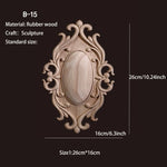 décoration murale bois sculpté floral classique baroque tableaux vintage