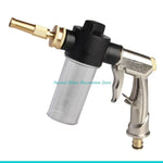 pistolet mousse lavage automobile argenté noir doré transparent industriel utilitaire