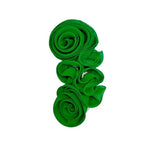 accessoire décoration mode fleur roses relief orange rose blanc rouge moderne élégant polyester