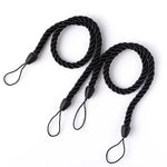 corde rideaux tissée main moderne anneaux gris marron noir blanc bleu marine rouge vert