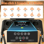 tapis course électrique pliable cardio 12 programmes écran led bluetooth cardiogramme multifacteur moderne domestique