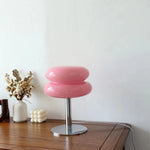 lampe table moderne jaune brillante chambre coucher veilleuse 6w 10w led opaque