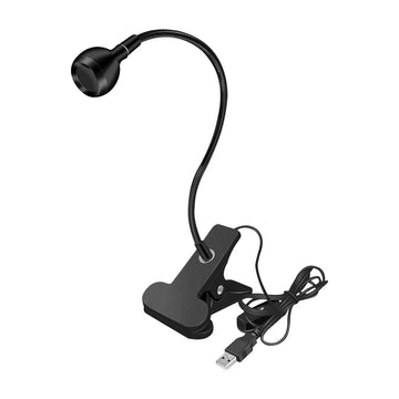 lampe led uv noir argent flexible dimmable brightness moderne pinces usb alimentée